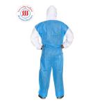 CE Industrial Painting Waterproof Non Woven Coverall Microporous Disposable SMS