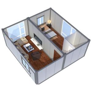 Quality Galvanized Steel Frame REACHTOP Flat Pack Container House 2022 Design Detachable House wholesale