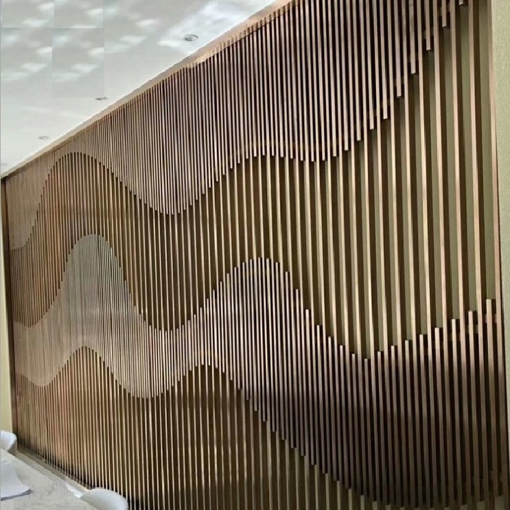 Laser Cut Decorative Perforated Wall Panel Metal Decorative Wall Art Panel