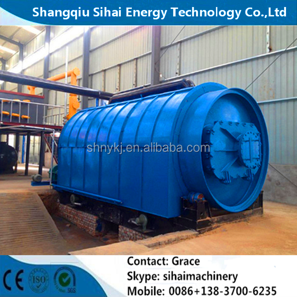 Design 380V Shangqiu Tire Recycling Line With Direct Heating For Pyrolysis Oil