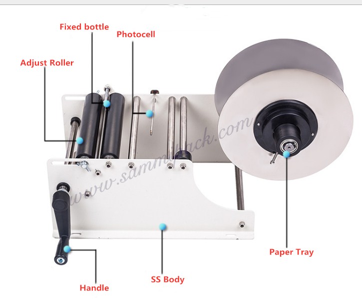 Easy-Operation Stickers Round Bottle Labeling Machine