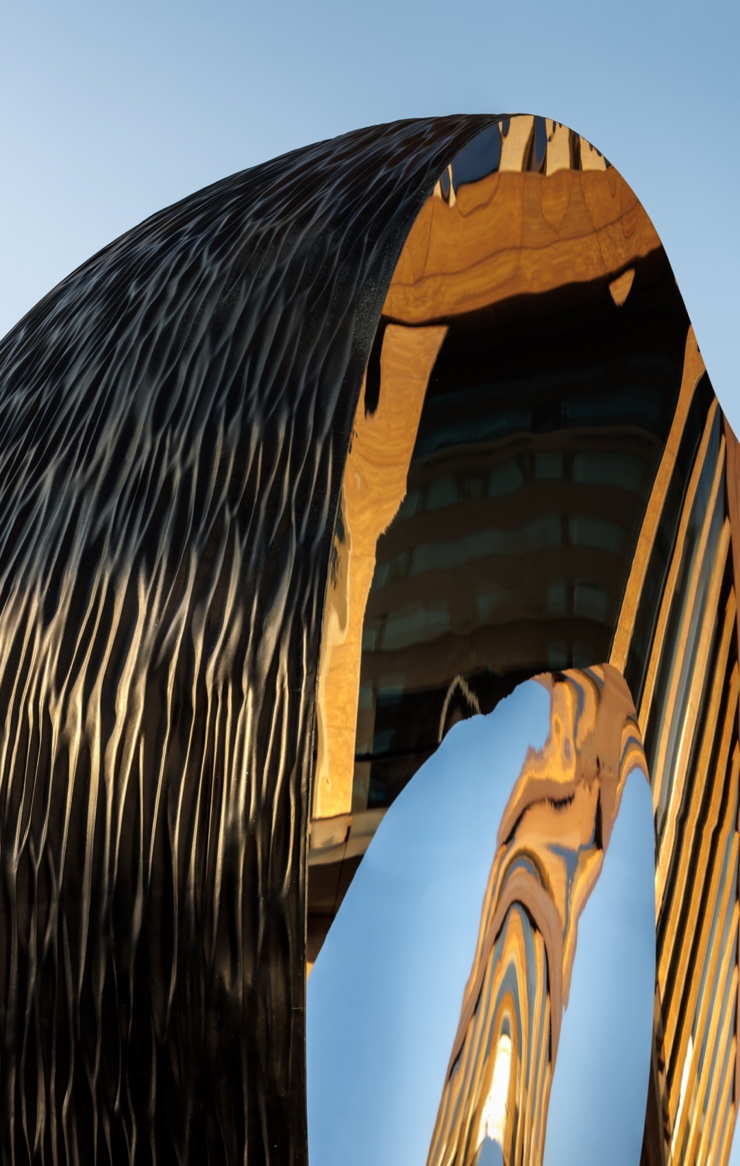 Europe Regional Feature Stainless Steel Forged Abstract Sculpture for Landscaping