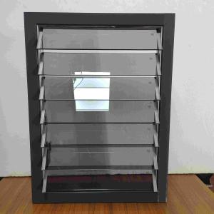 Quality Tempered Glass Blade Aluminium Louver Invisible Window Aluminum Jalousie wholesale