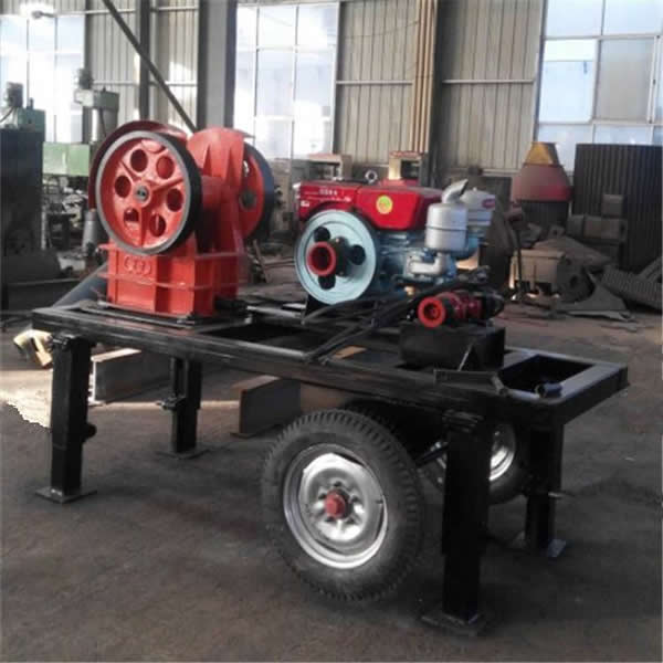 small portable concrete crusher