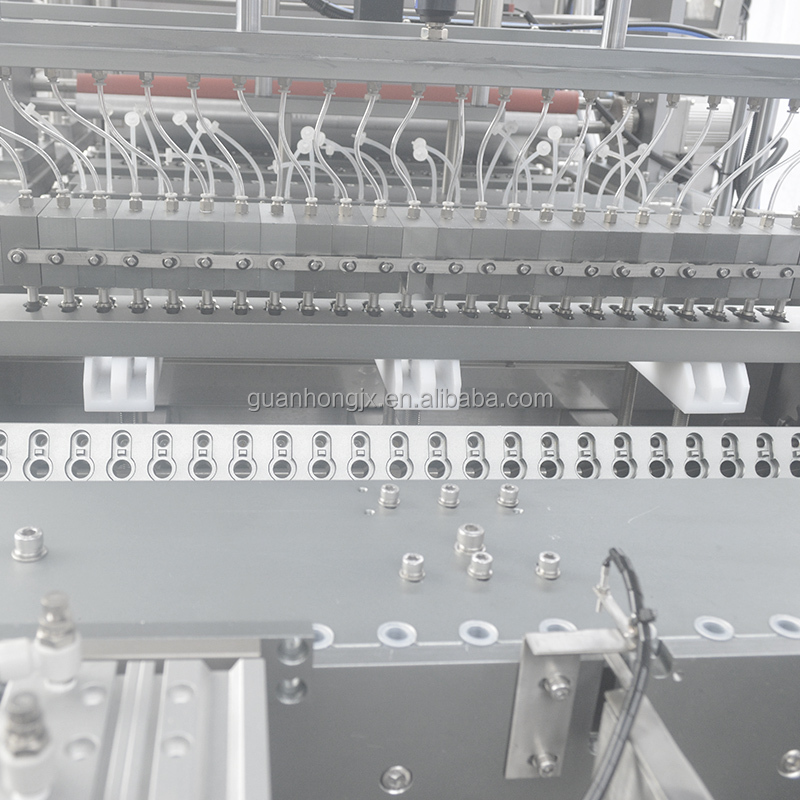 24 Heads Automatic Biological Reagent Test Tube Filling And Capping Sealing Machine