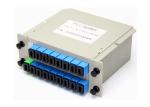 Steel Tube ABS Plc Fiber Optic Splitter 1x16 Single Mode