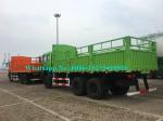 Green 6x4 30 Ton 380hp Heavy Cargo Truck Side Wall Vehicle With Weichai Engine