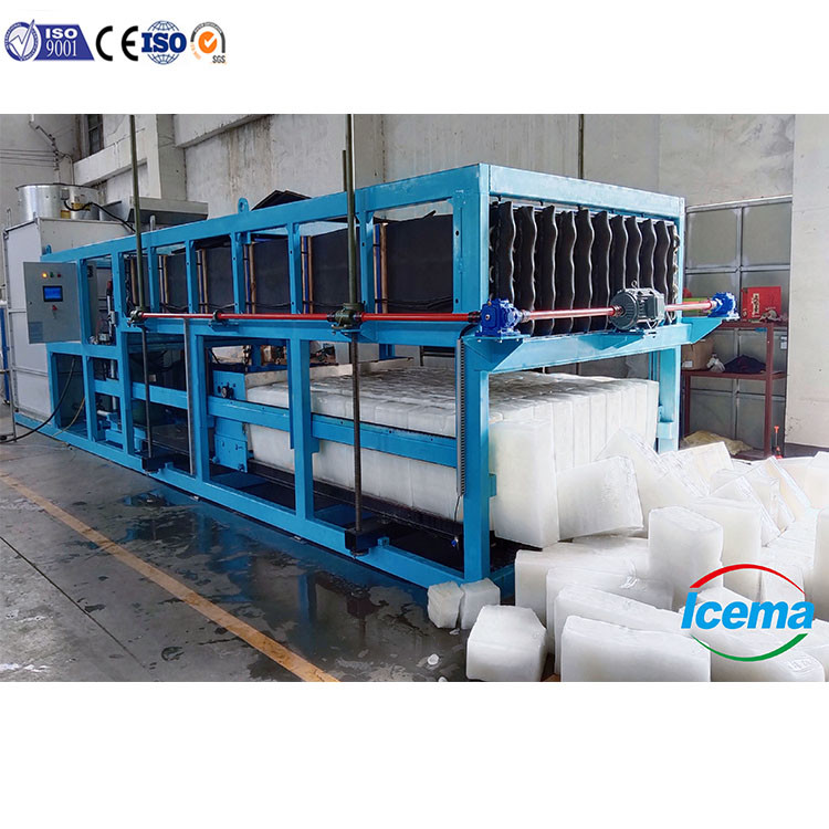 20T Clear Ice Block Making Machine Fresh Water Cooling