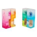 Delicate Cardboard Perfume Box With Die Cut Window Multipurpose