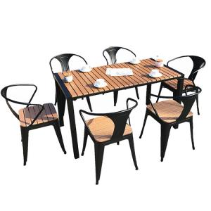 Quality 100% Handmade High Level Plastic Wood Bistro Table And Chairs wholesale