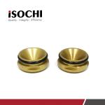 Small Hole Pressure Foot Disk Insert Golden Steel For CNC Hitachi Drilling