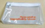 Crystal Clear PVC Cylinder Cosmetic Bag With Zipper Closure, Toiletry Kits Pvc