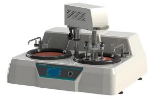 Quality Double Disc Semi Automatic Metallographic Sample Polishing Machine Mechanical Pressure wholesale