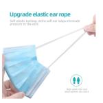 Disposable CE BFE 99.9% Breathable 3 Layer Face Mask