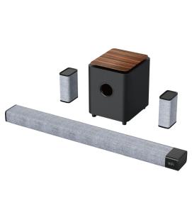 Quality 230W Output Gray Wood Color Wireless Bluetooth Soundbar With Wireless Connection wholesale