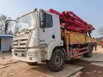 The concrete pump truck of Sany is in excellent condition.