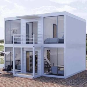 Quality Steel Structure Foldable Container House Modern Design For Villa Ofiices wholesale