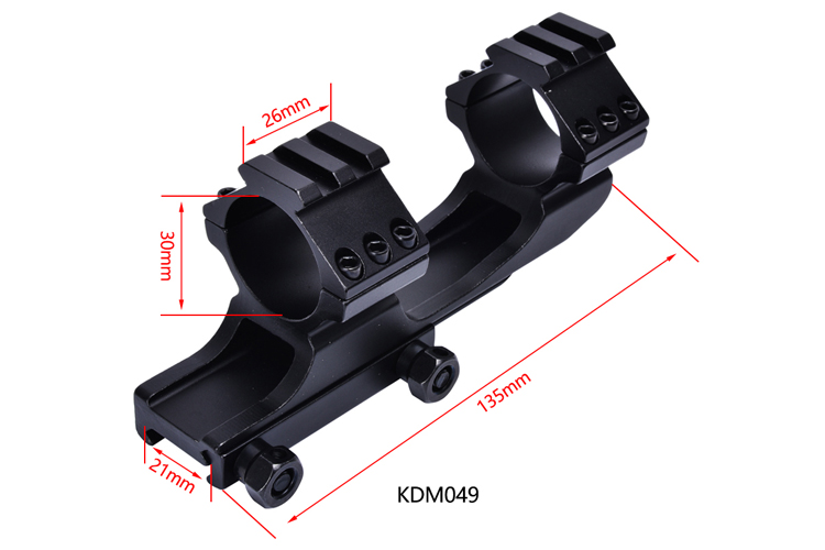 Objective Lens Diameter 50mm Side Focus Scope With Mount And 720g Weight For Hunting