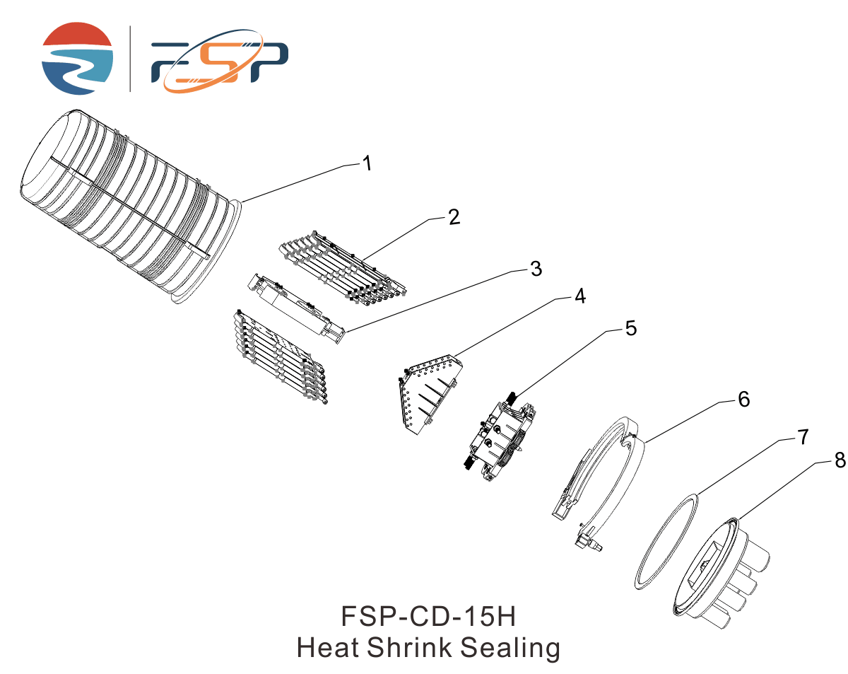 384 Cores Fusion Splicer Cable Joint Closure for Fiber Optic Junction Box Network FTTH