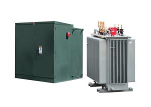 Quality Aluminum / Cooper Core Oil Immersed Power Transformer High Voltage 1 Year Warranty wholesale