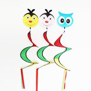 Quality Seasonal Wind Spinner Bee Ladybug Owl wholesale