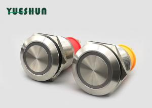Quality RoHS Round Head 19mm Metal Stainless Steel Push Button Switch wholesale