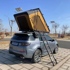Quality Larger Space Overland Car Rooftop Tent Vehicle Roof Tent With LED Strip Light Skyview Window wholesale