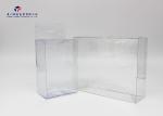0.3mm Rigid Clear PVC Packaging Boxes Without Printing Hang Strip On Box Top