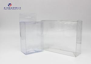 Quality 0.3mm Rigid Clear PVC Packaging Boxes Without Printing Hang Strip On Box Top wholesale