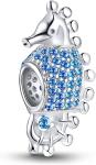 NINGAN Sterling silver 925 Lovely Animal Series charm beads for ladies diy