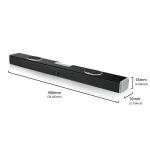High Fidelity Audio Wireless TV Soundbar 2000mA With FM Radio