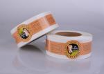 Custom waterproof glossy adheisve artpaper vinyl pp packaging label sticker in