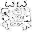 Quality Hair Rubber Irregular Shaped Parts Rubber Special Shaped OEM ODM wholesale