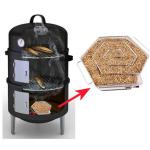256g Hexagon A Maze N Smoker Tray Chip BBQ Smoke Basket