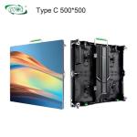 Type C P4.81 4K Indoor LED Rental Display 500x500mm/500x1000mm Curve Cabinets