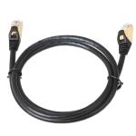10 Gigabit Cat6a Shielded Patch Cables STP RJ45 100W PoE Stable
