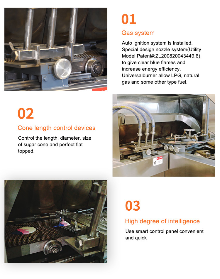Food Making Machine , Factory Made , Fully Automatic , Stainless Steel , 101 Cast Iron Baking Templates.