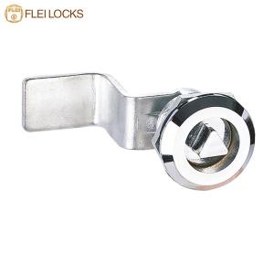 Quality Triangular Zinc Alloy Quarter Turn Cam Lock With Torsional Wear Resistance wholesale