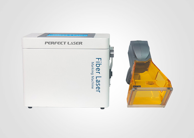 20W Mini Handheld Fiber Laser Marking Engraving Machine For Metal SS CS Iron Aluminum
