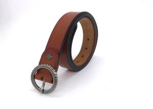Quality O Ring Pin Buckle 28mm Women's Fashion Leather Belts wholesale