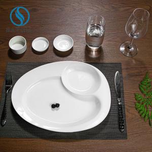 Quality Eco Friendly Salad Oval Dining Plates For Airlines Meal wholesale