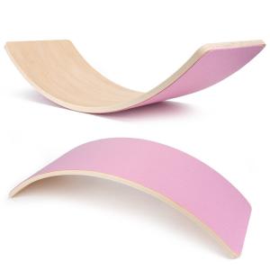 Quality Kids Curved Wooden Balance Board For Sensory Training wholesale