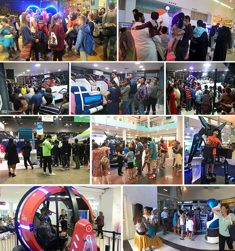 Two Players 9D Virtual Reality Simulator VR Infinite War For Students