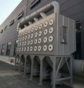 Quality 220V Stainless Steel Pulse Jet Cartridge Dust Collector Electric For Cement Dust Metal Dust wholesale