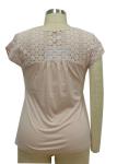 Fitness Off The Shoulder Loose T Shirts , Viscose T Shirt Women'S Fashion Tops