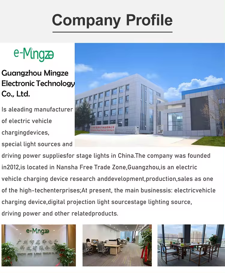 Speed CCS2 EV Charger E-Mingze Sale Euro Standard 7KW 32A Portable Charging Station DC 200-750V Interface Standard CCS