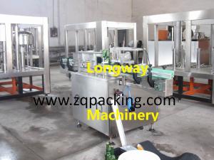 China wet glue label machine for glass bottle on sale