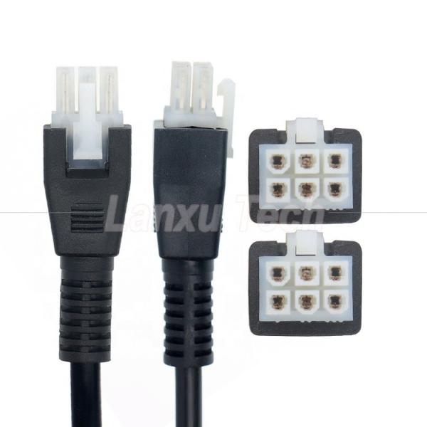 Overmolded Male to Male 6 Pin 2451350620 Molex Mini-Fit 4.2mm Pitch Connector