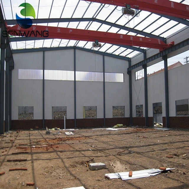 Autocad Designed Light Weight Steel Structure Warehouse Steel Finish Painting Or Hot-Dip Galvanized