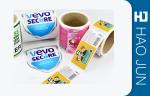 45mm Dia Waterproof Custom Adhesive Stickers Glossy Lamination / Matt Surface